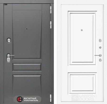 Входная дверь PLATINUM 26 - Эмаль RAL 9003